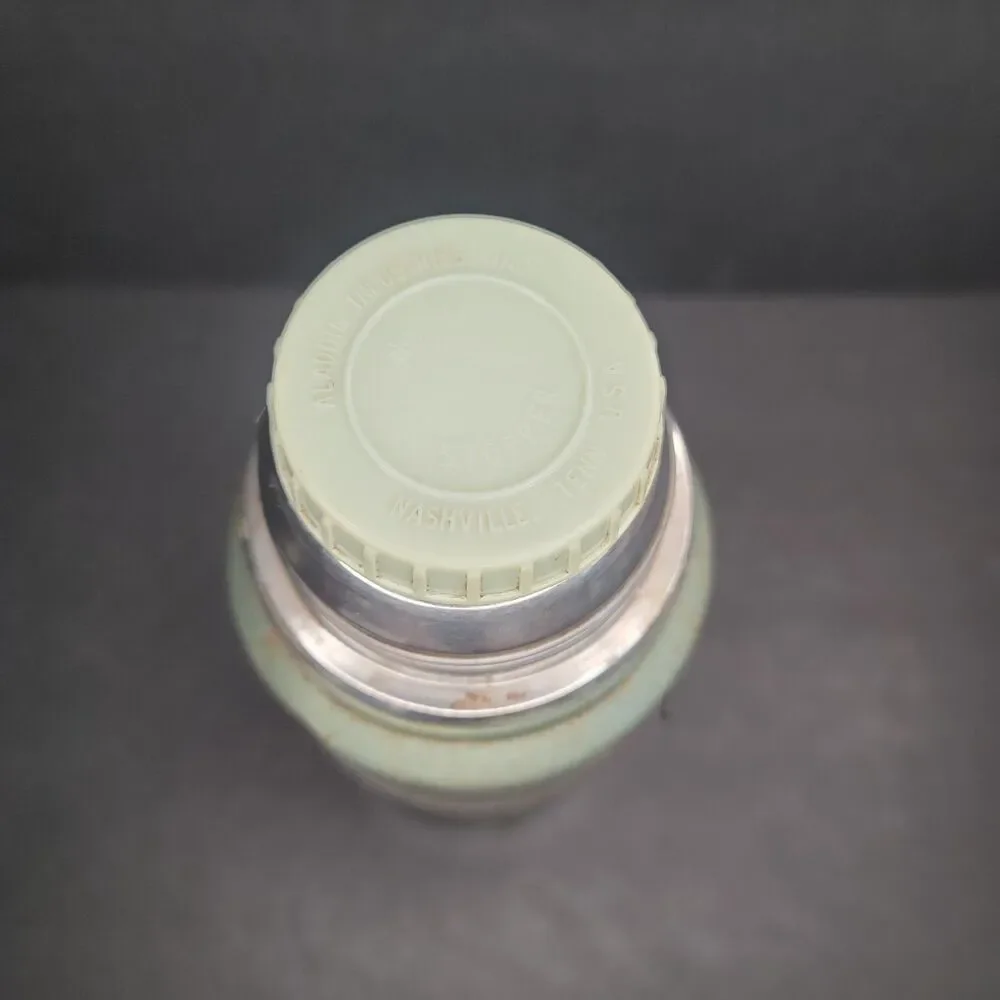 Vintage 1978 Stanley Aladdin Thermos Green A-944C Made in USA Missing Lid PARTS